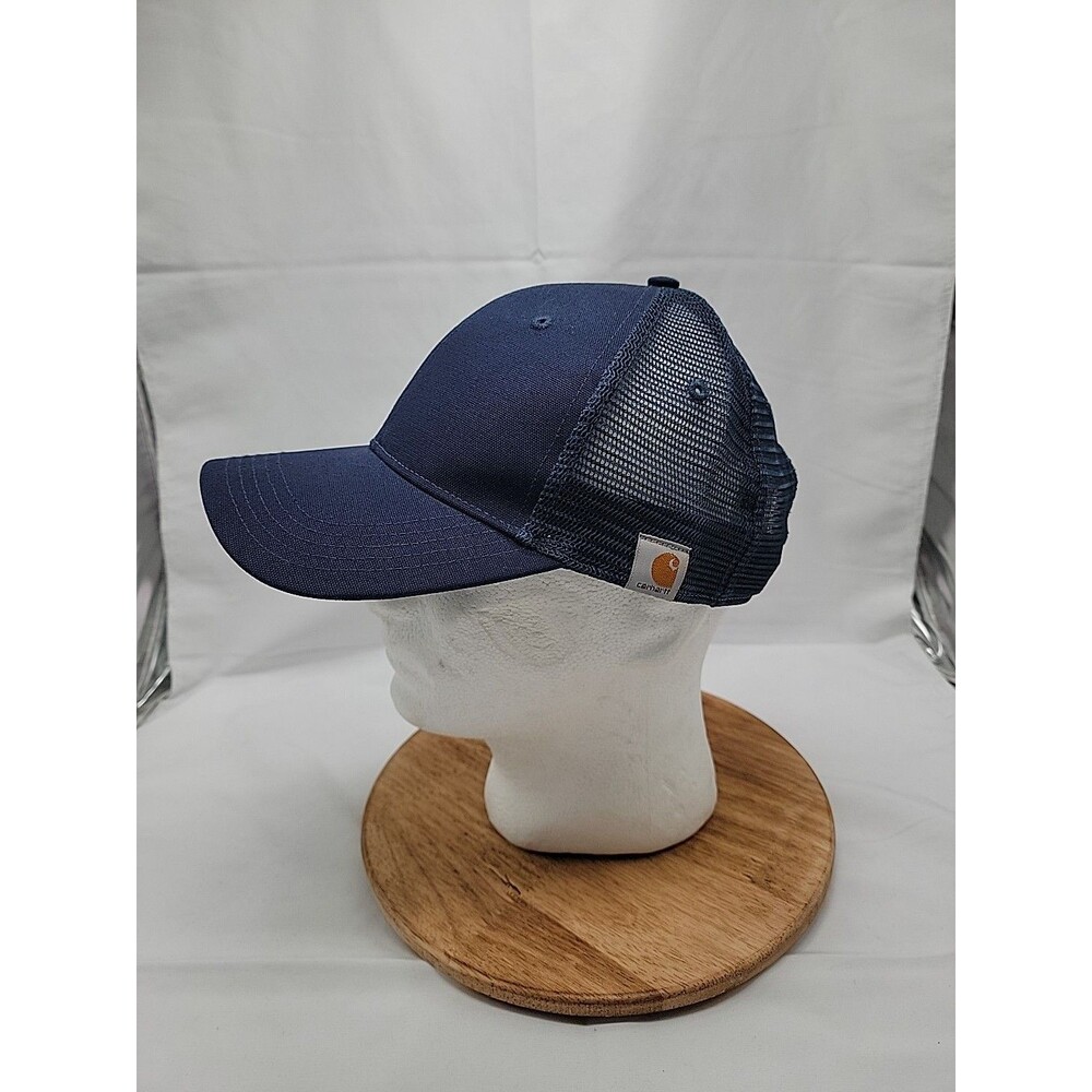 Carhartt Snapback Mesh Hat Navy Blue One Size